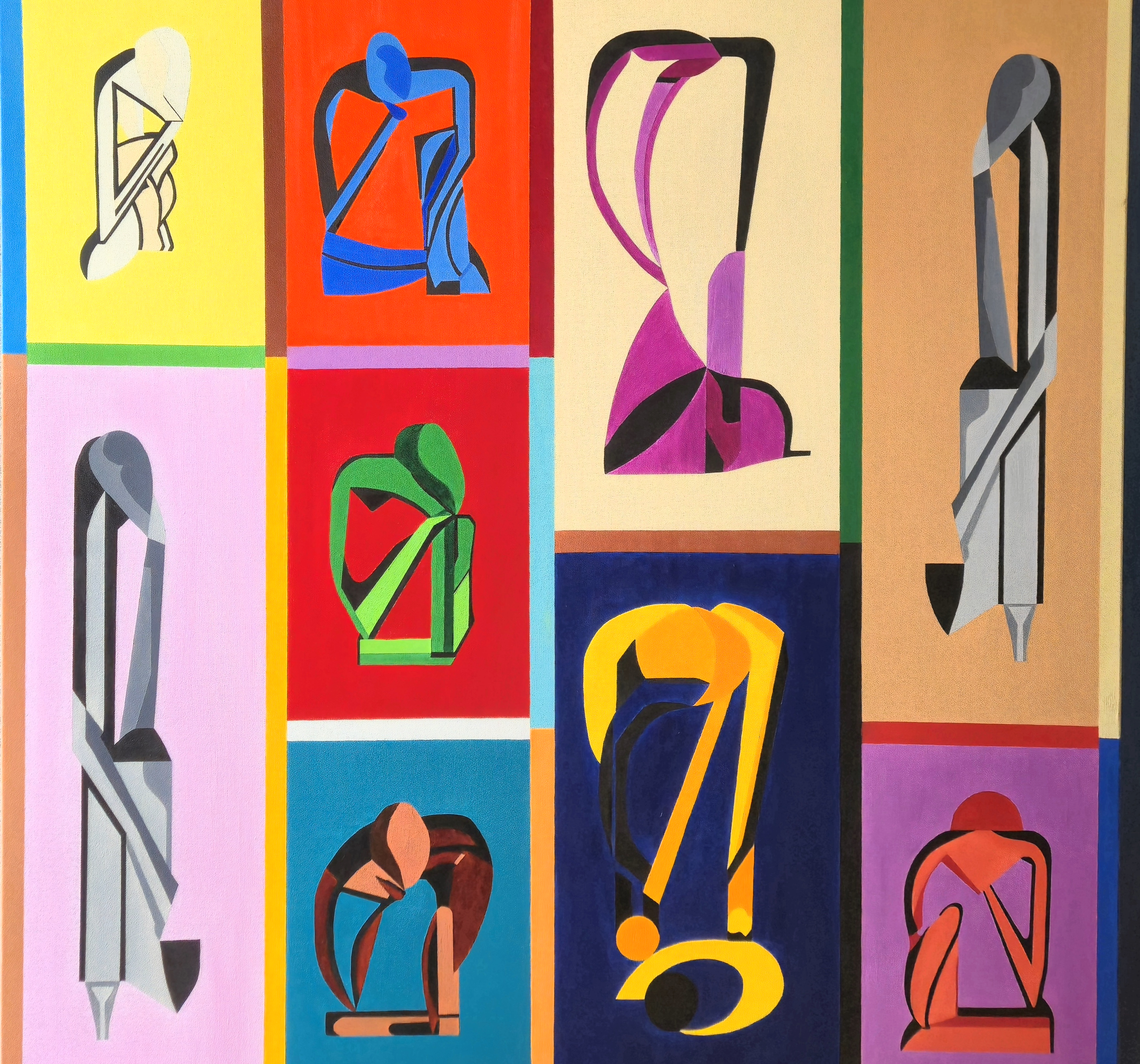 A work from Gaëtan Calsacy's studio archive